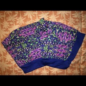 Multi colored active shorts